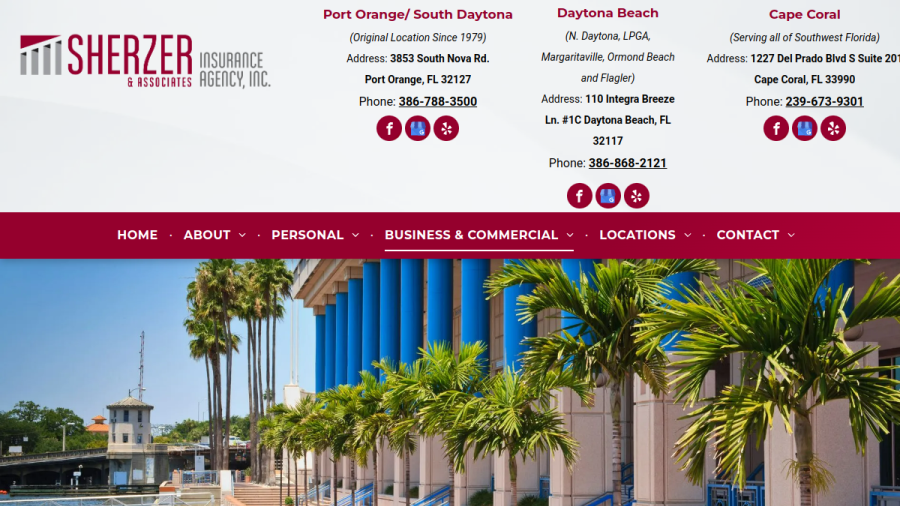 Sherzer & Associates website