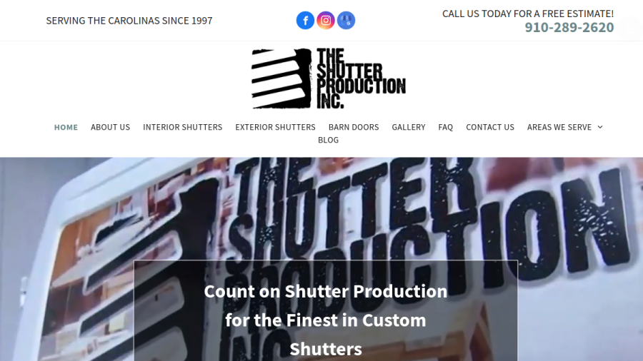 The Shutter Production, Inc. website