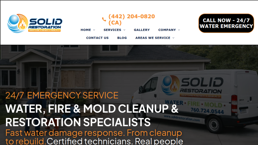 Solid Restoration LLC website