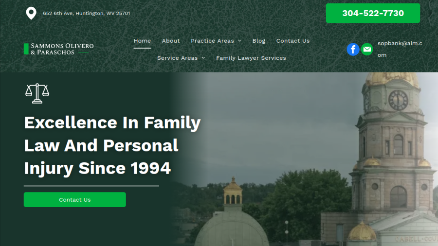 Sammons Olivero & Paraschos website