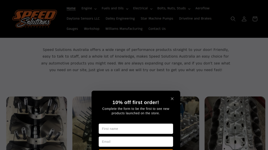 Speed Solutions Australia Pty Ltd website