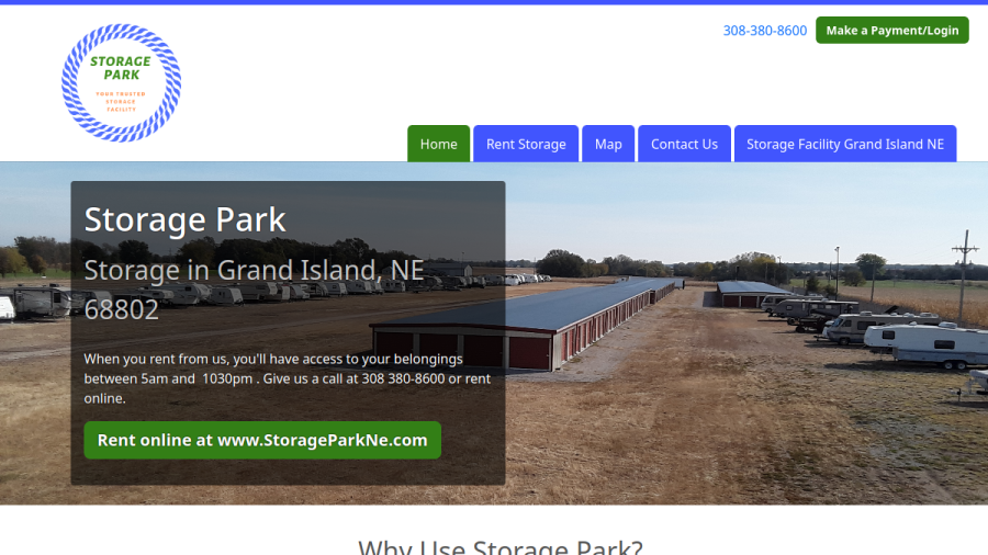 Storage Park llc website