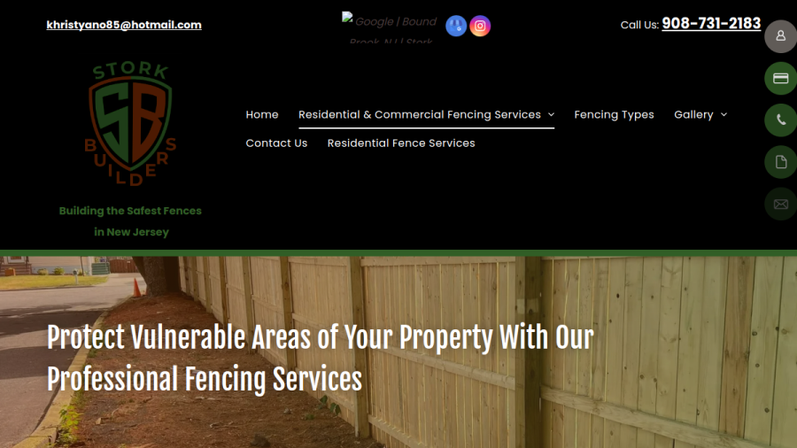 Stork Builders LLC website