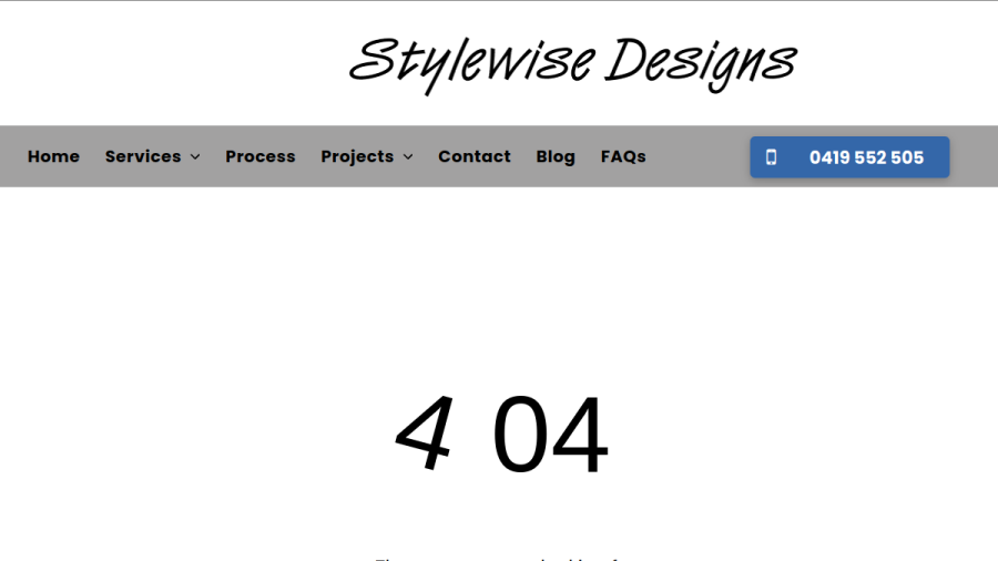 Stylewise Designs website