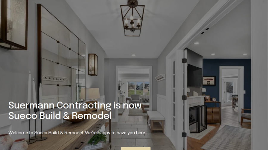 Screenshot of the Suermann Contracting website