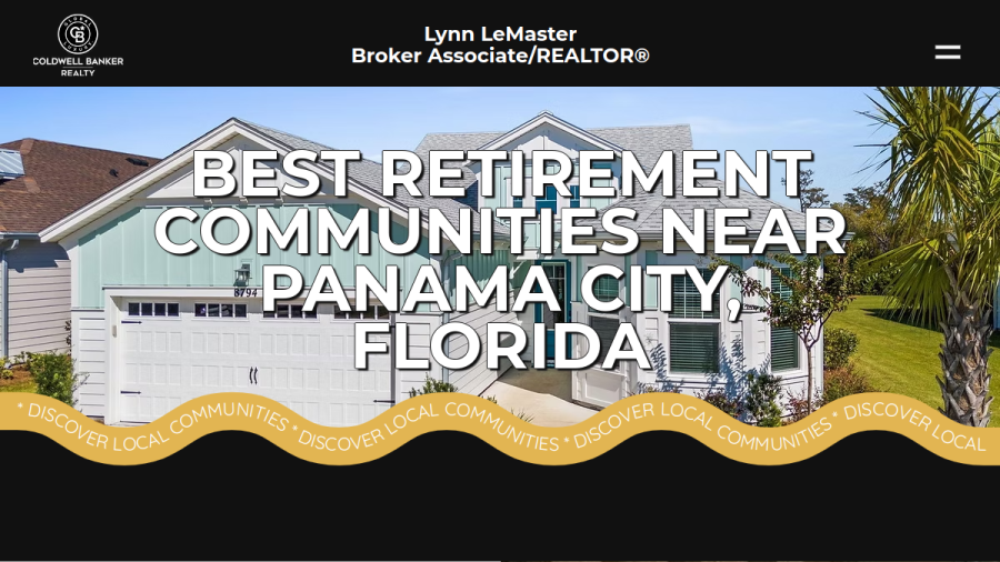 Screenshot of the Lynn LeMaster, Broker Associate/REALTOR website