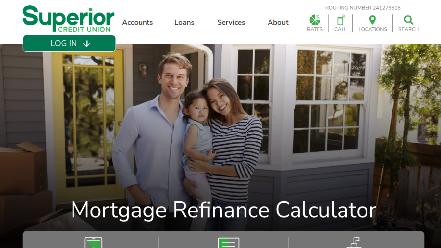 Superior Credit Union website