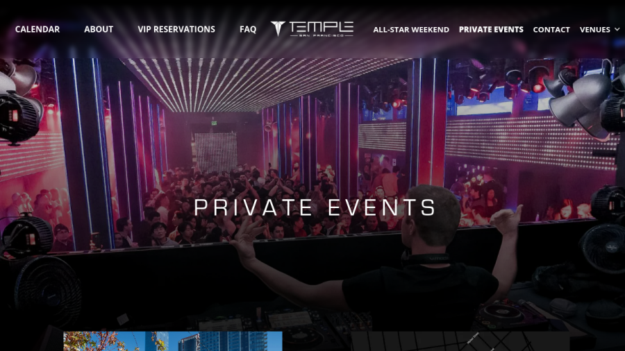 Temple website