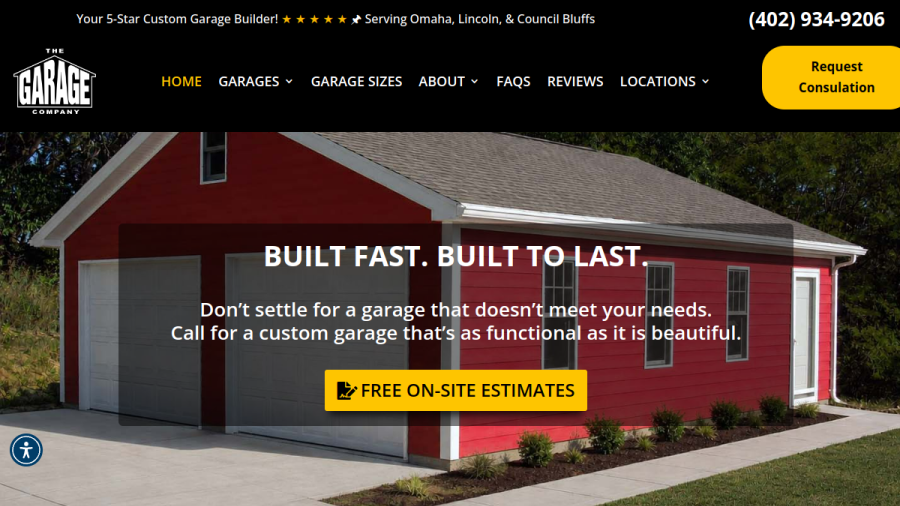 The Garage Company website