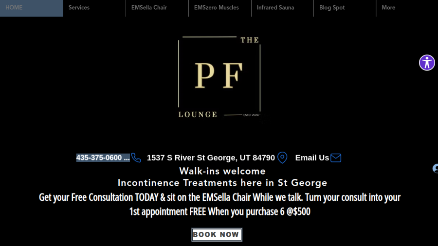 The PF Lounge website screenshot