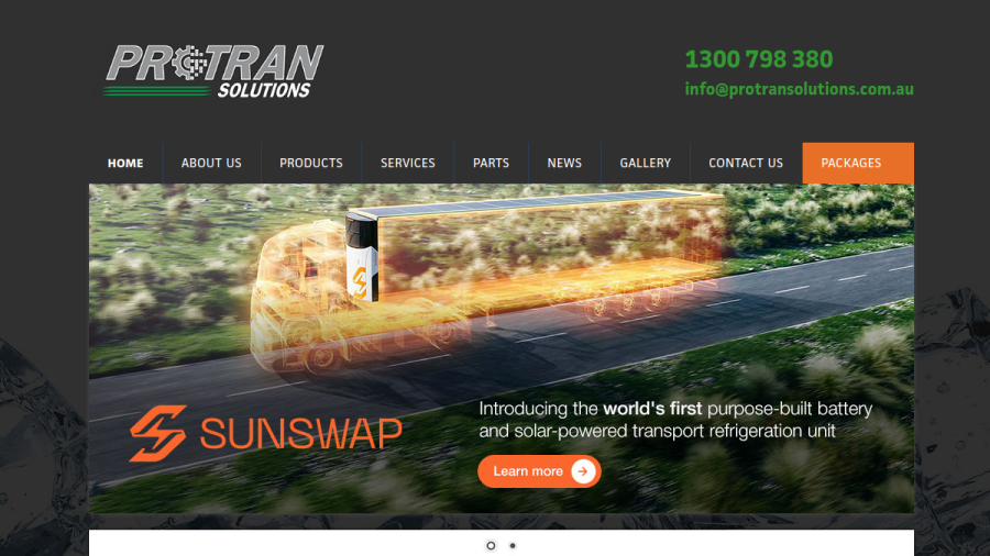 Thermal Mark Transport Refrigeration website