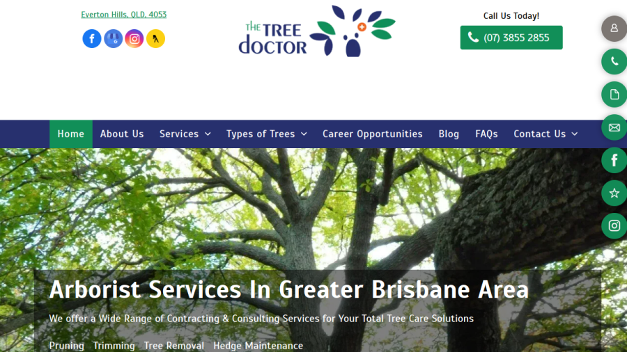 The Tree Doctor (Qld) Pty Ltd website