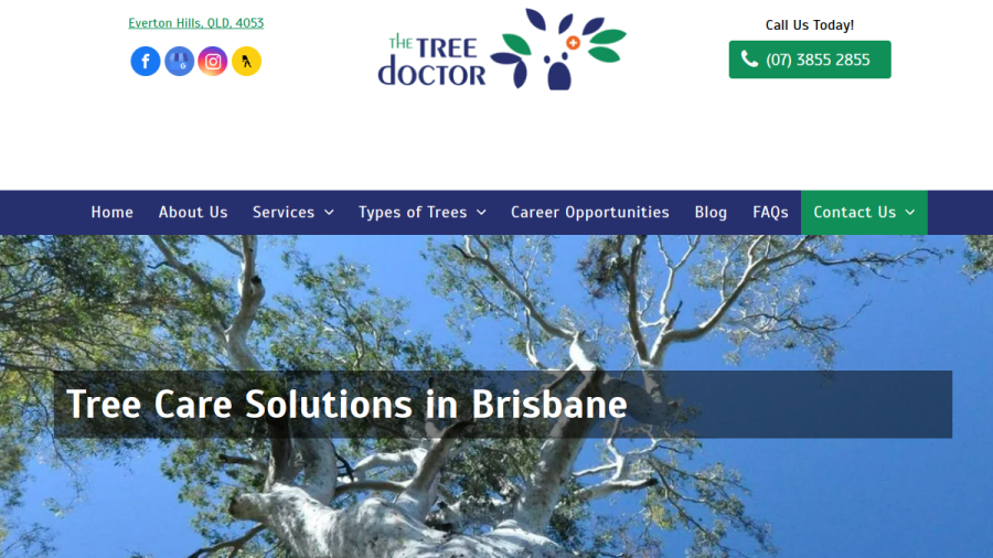 The Tree Doctor (Qld) Pty Ltd website