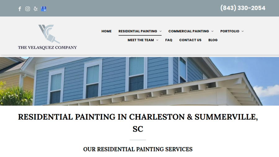 The Velasquez Company website