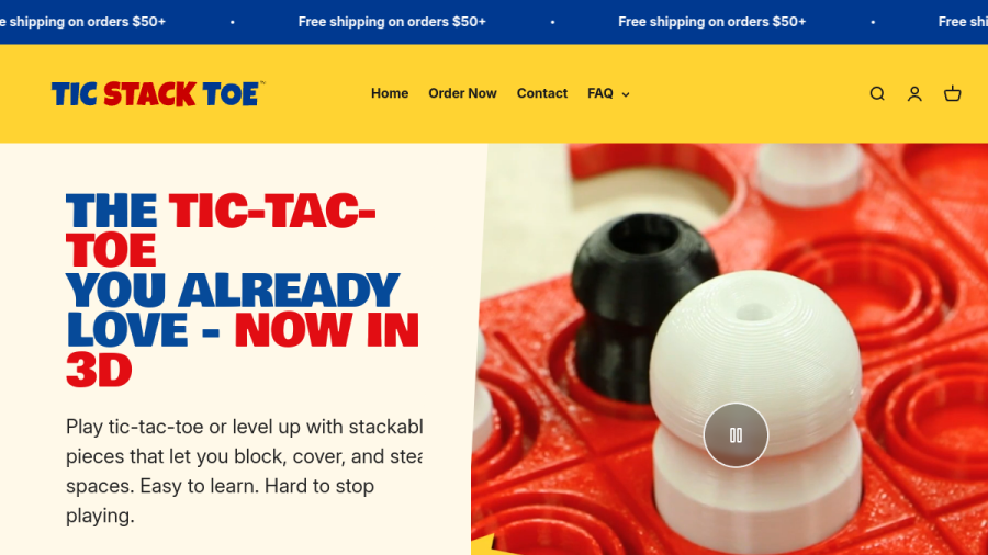 Tic STACK Toe website