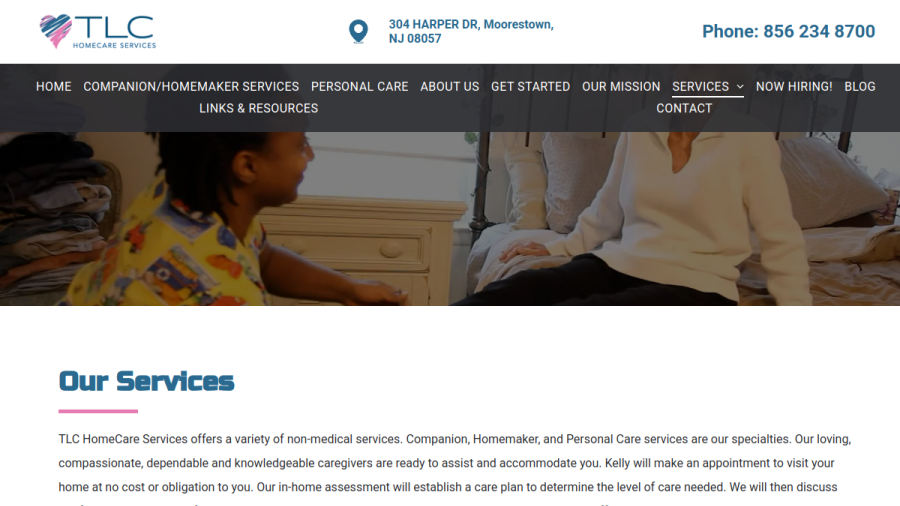 TLC HomeCare Services LLC website