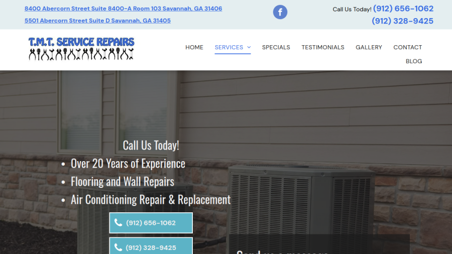 T.M.T Service Repairs website