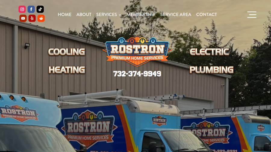 Tom Rostron Co., Inc. website