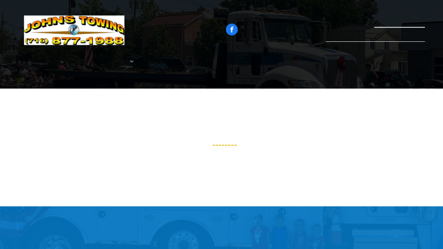 John's Towing & Storage website