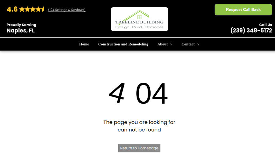 Treeline Building website