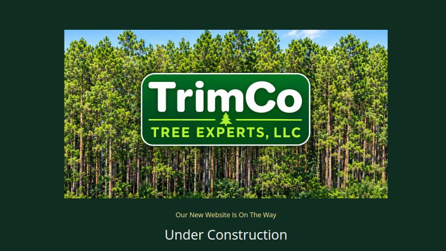 Screenshot of the TrimCo Tree Experts website