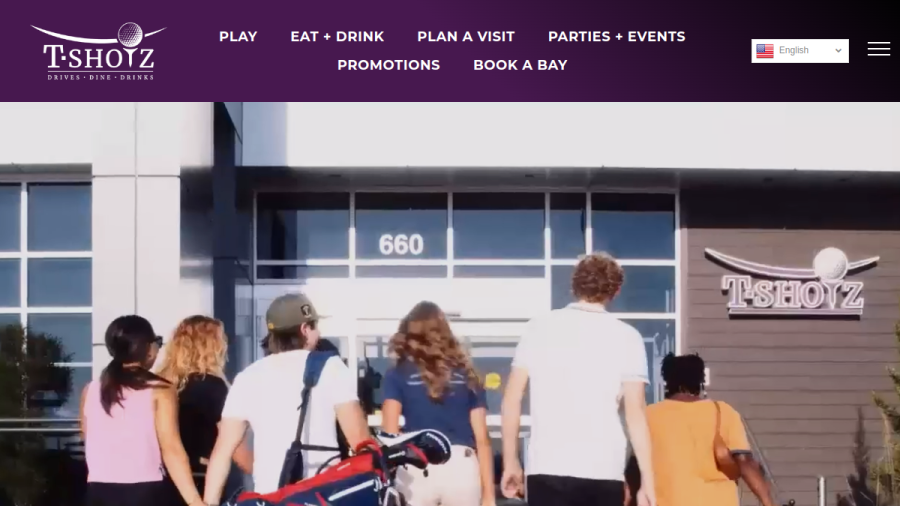 T-Shotz Golf and Entertainment Venue website