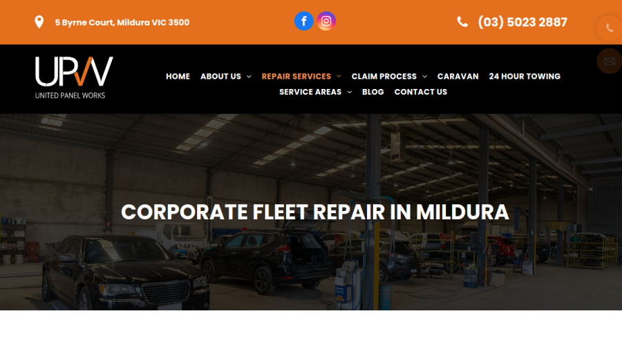 United Panel Works website