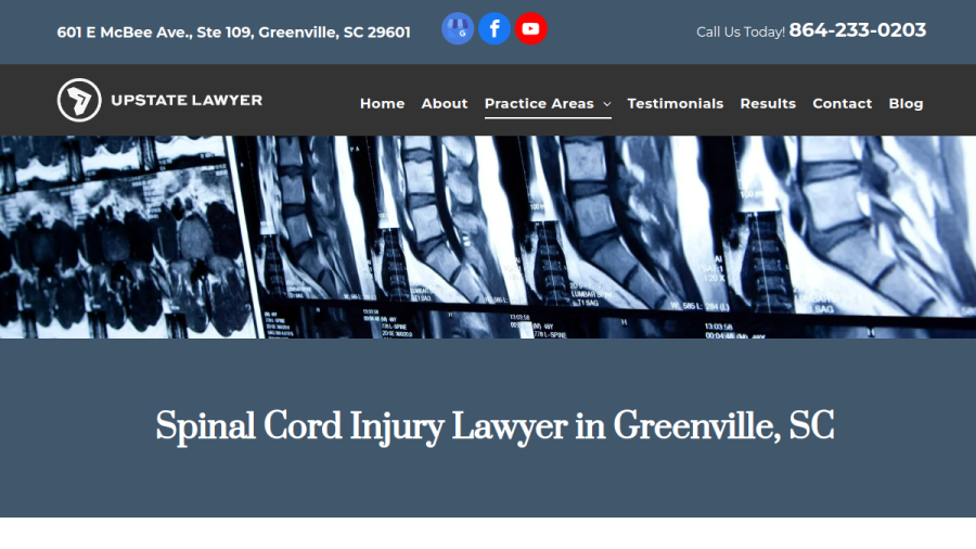 Screenshot of the Churdar Law Firm website