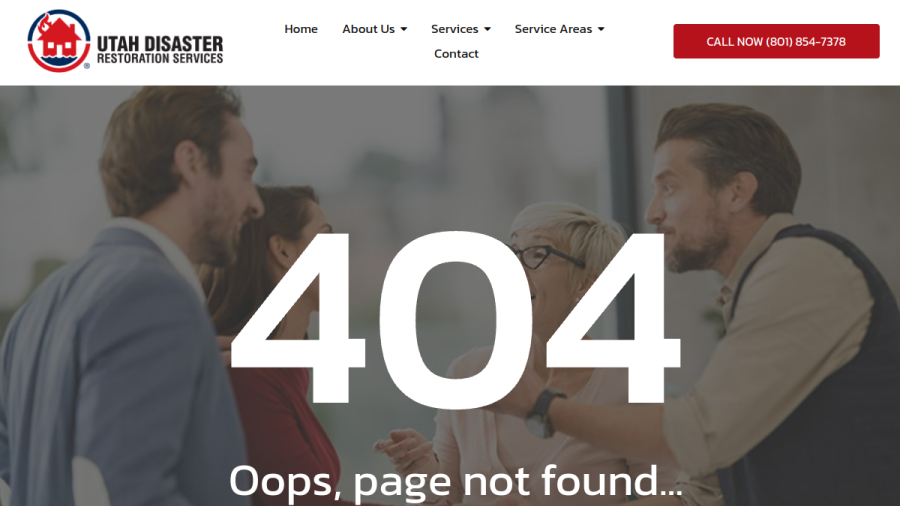 Utah Disaster Restoration Services website