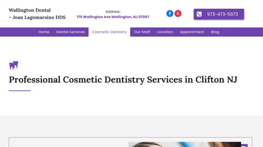 Wallington Dental website