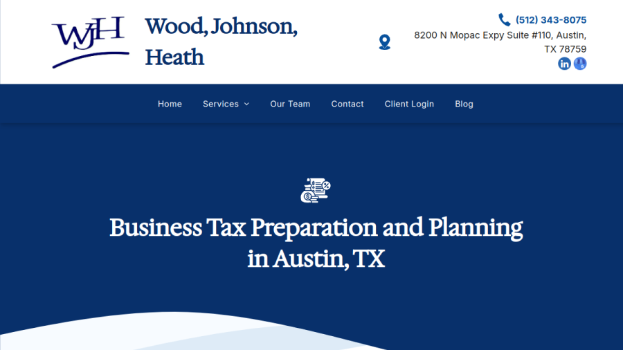 Wood, Johnson, Heath website