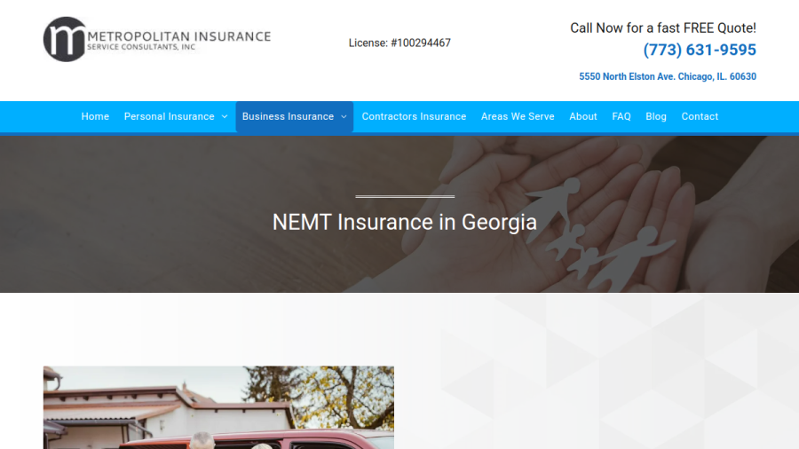 Metropolitan Insurance Service Consultants Inc. website
