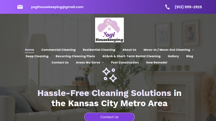 Yogi HouseKeeping website