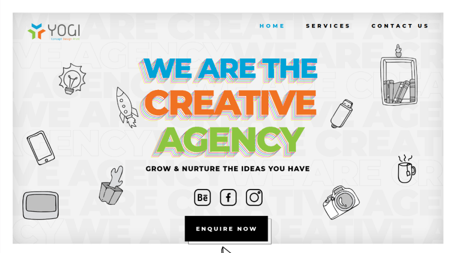 Yogi CDP — Print & Design website