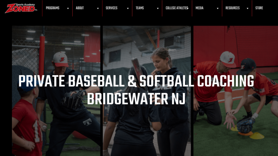 Screenshot of Zoned Inc website