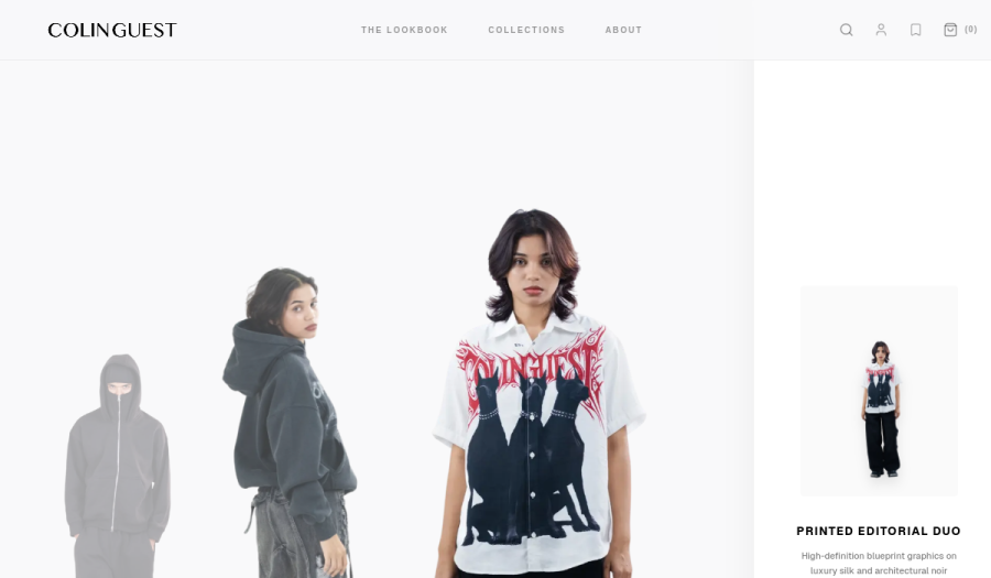Colin Guest website screenshot