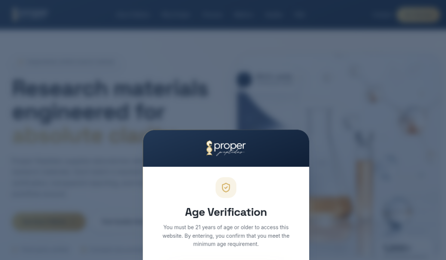 Proper For You website preview