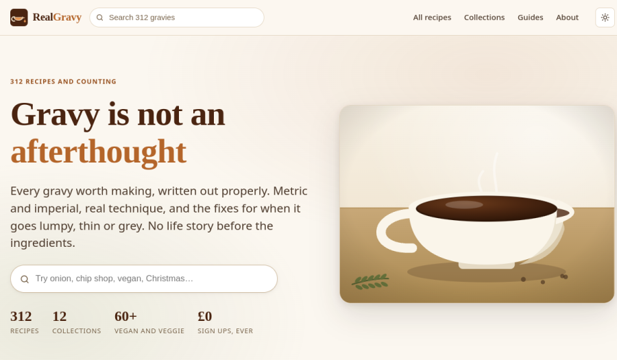 RealGravy website