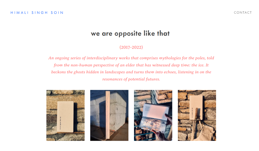 We Are Opposite Like That — Himali Singh Soin