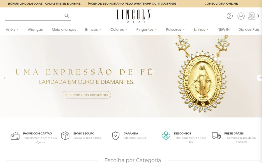 Miniatura da loja Lincoln Joias