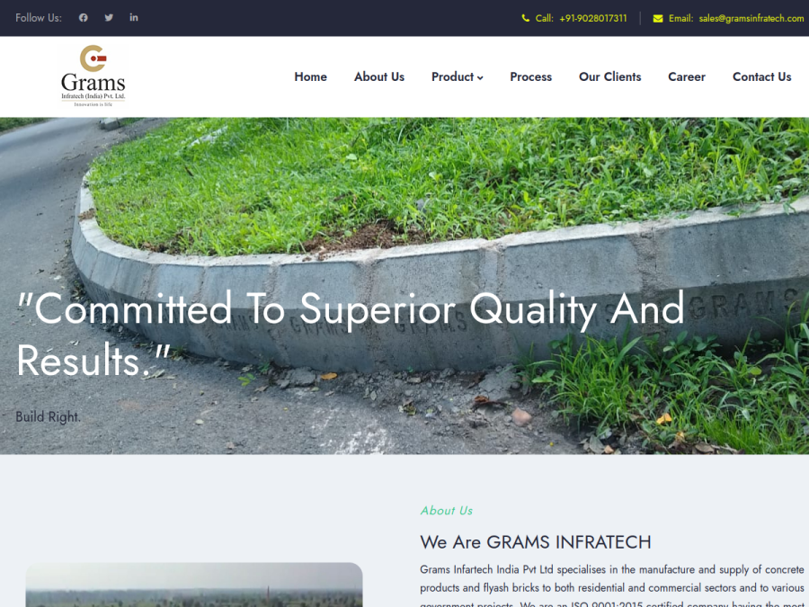 Grams Infratech preview