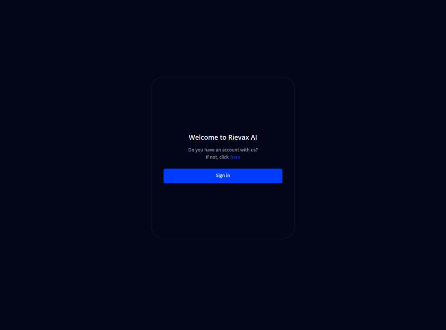 Rievax app full page screenshot