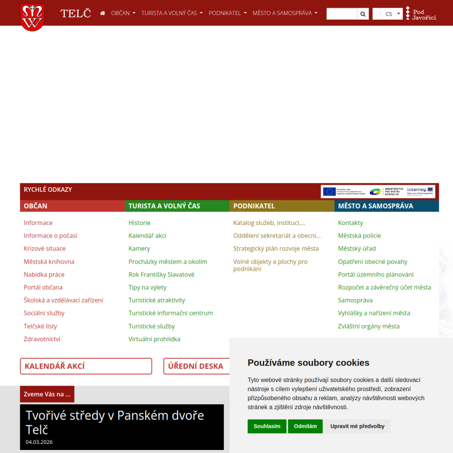 Náhled telc.eu