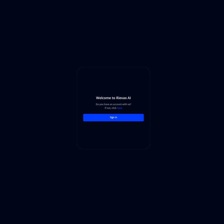 Rievax AI platform preview