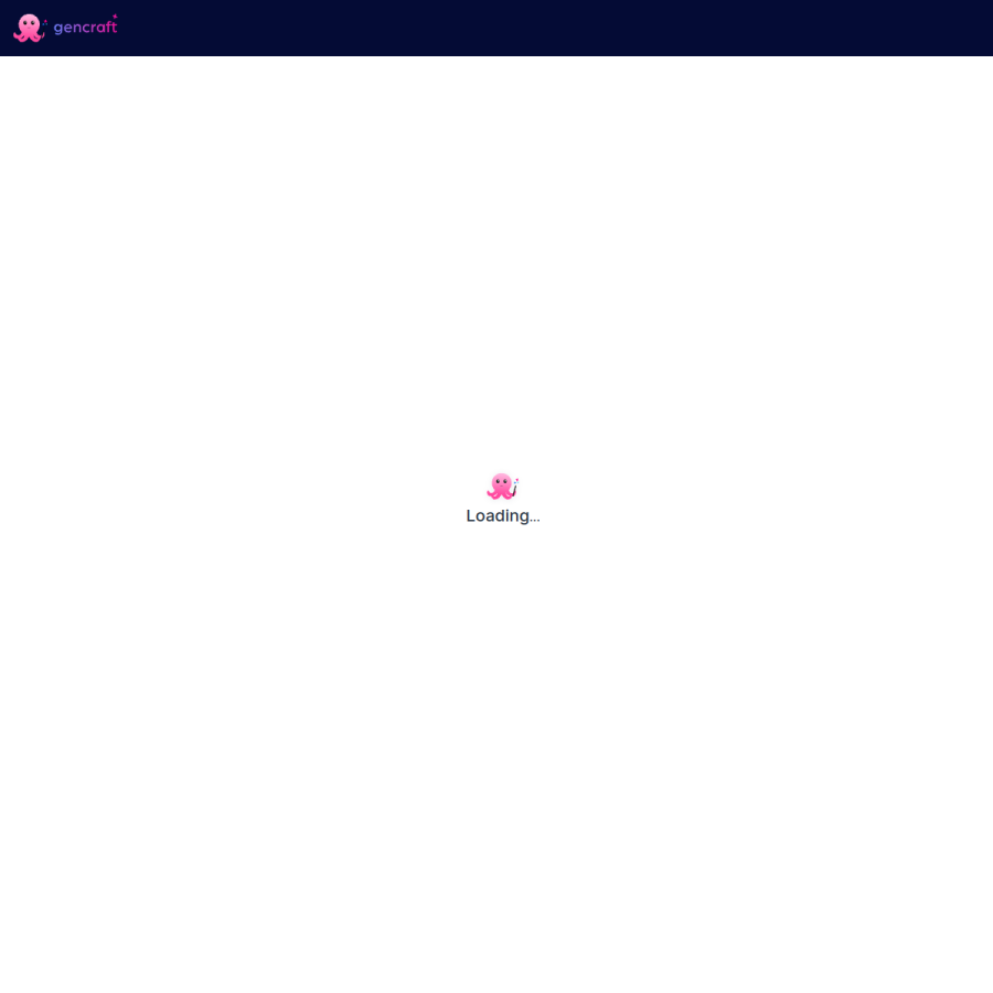Gencraft官网 网站预览