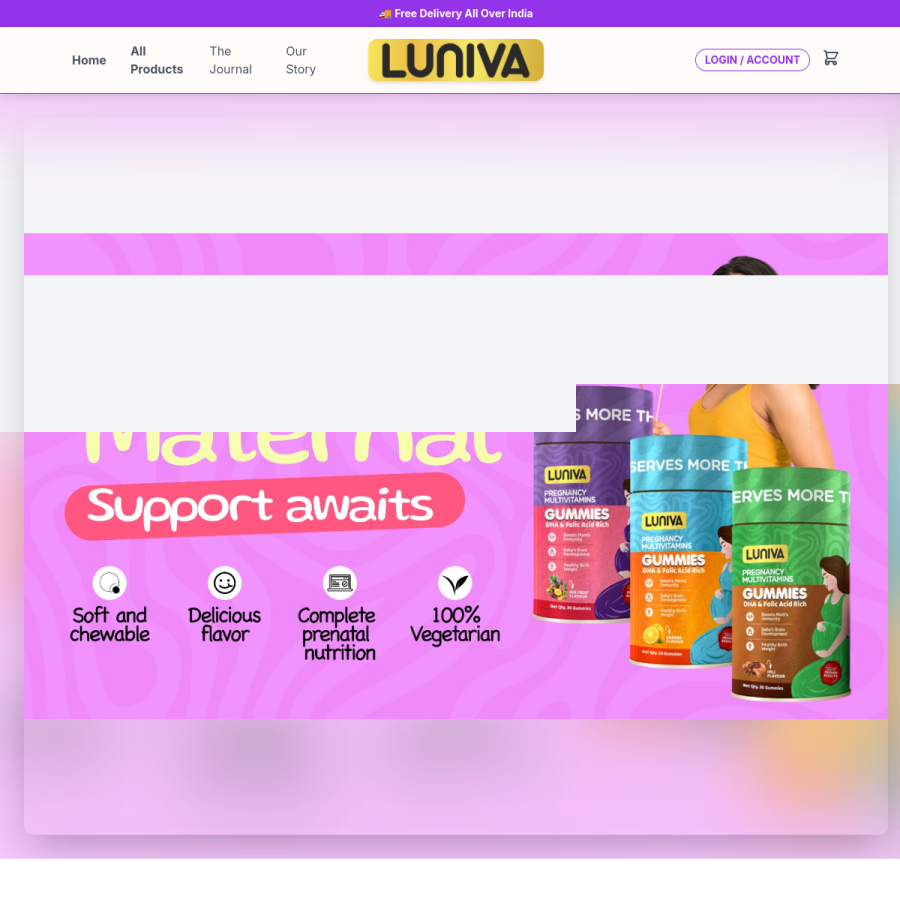 Screenshot of Luniva.in