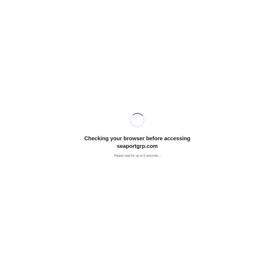 Seaport Group services page screenshot