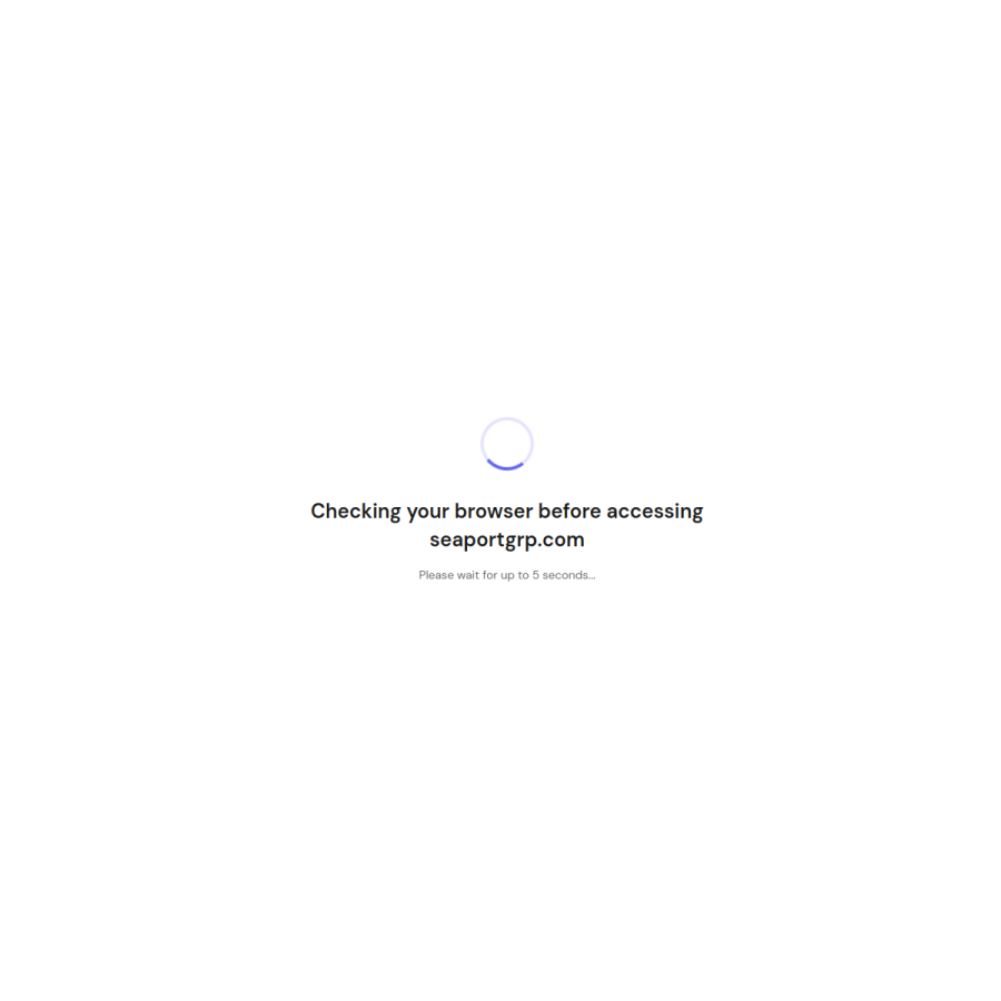 Seaport Group tracking page screenshot