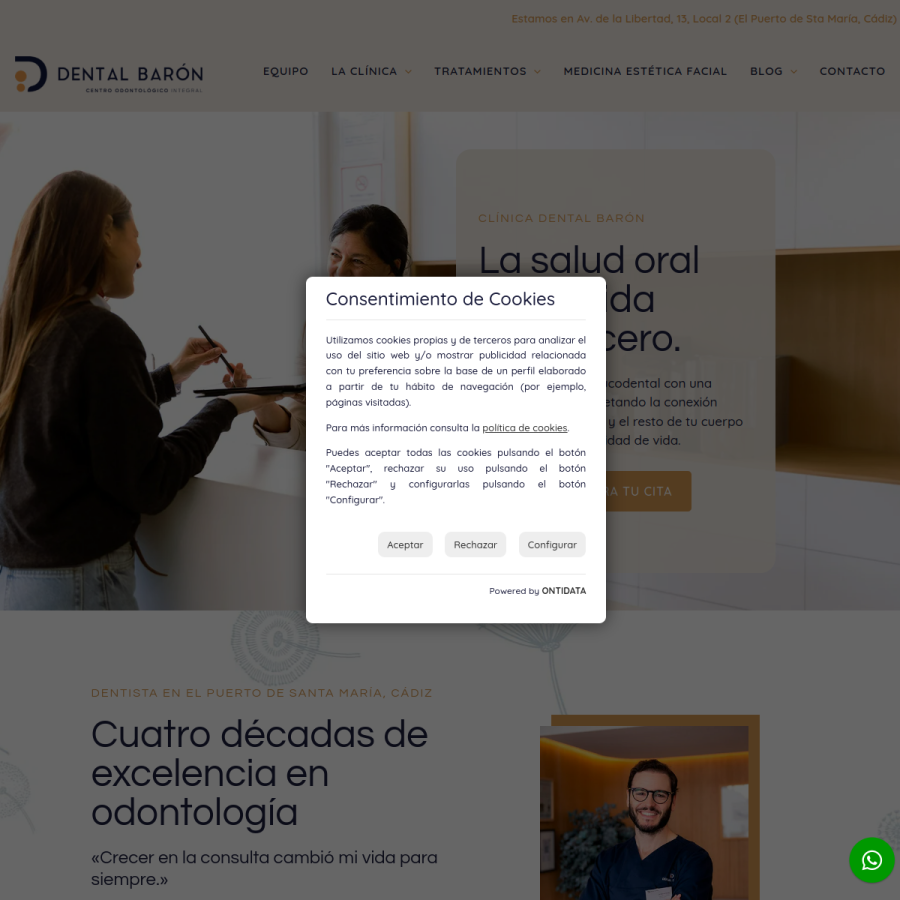 Ejemplo de web dise&ntilde;ada por Pro Advantage