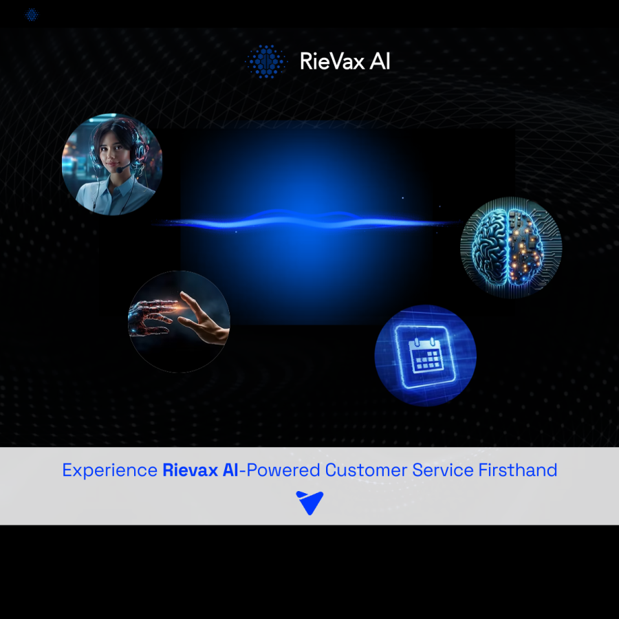 Rievax marketing site screenshot